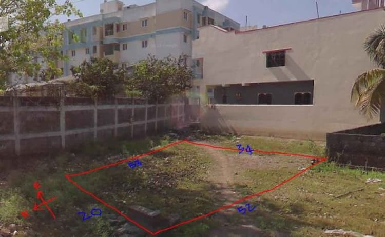 1418 sq.ft plot for sales