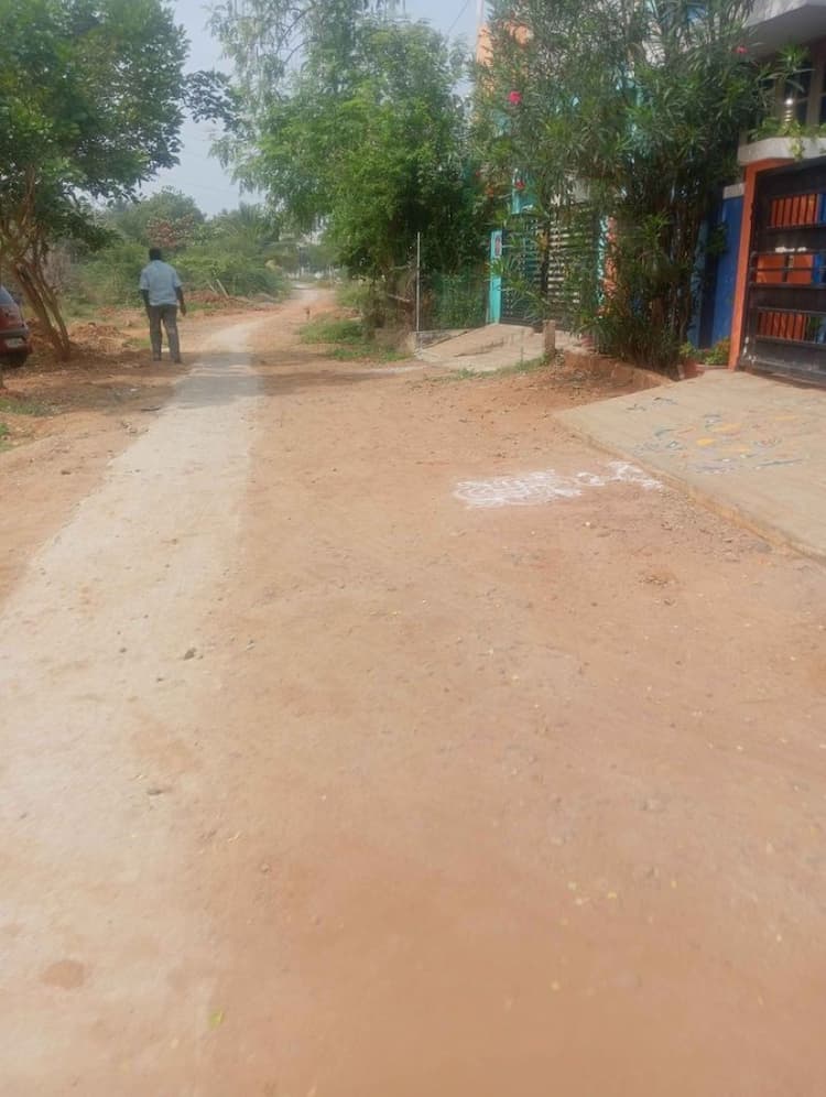  Kk Nagar, Near SBIOA school road south west view land for sale