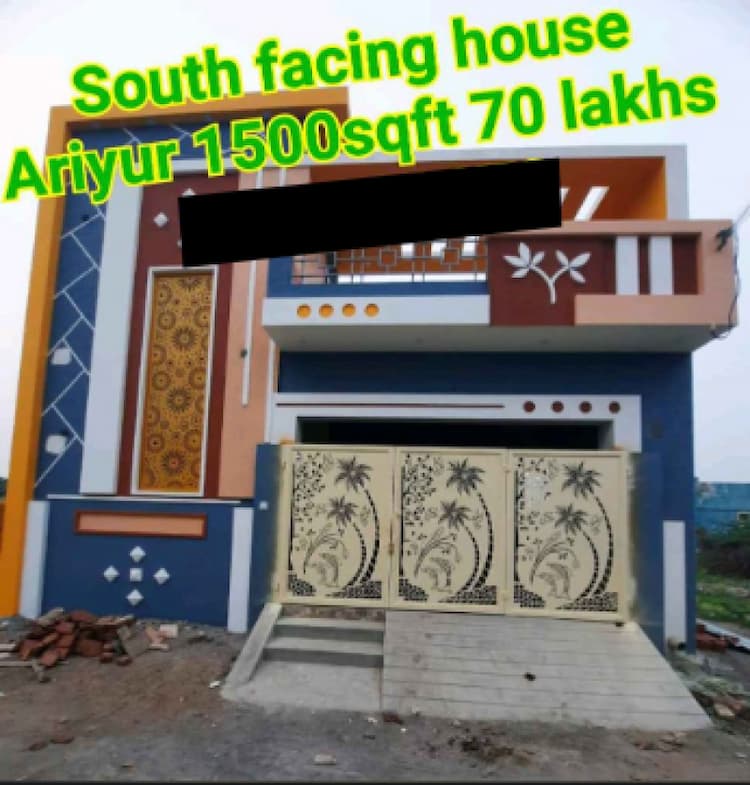 South Facing 2 BHK House in Ariyur