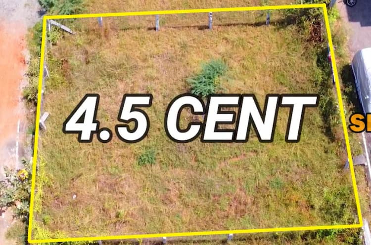 4.5 Cent Land for Sale