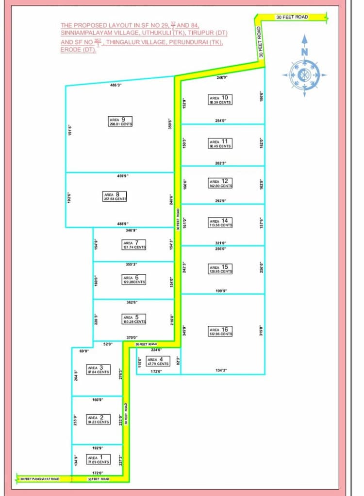 70 Cent land for sales