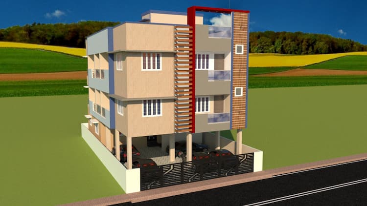3 BHK Residential Apartment 1049 Sq.ft. for Sale in Ponmar, Chennai