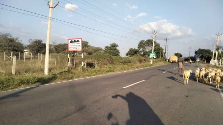Uthiyur to kundadam road land for sale